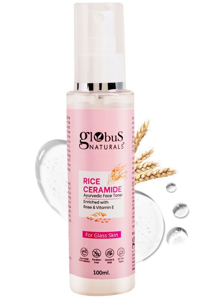     			Globus Naturals Rice Ceramide Ayurvedic Face Toner, For Korean Glass Skin,100 ml