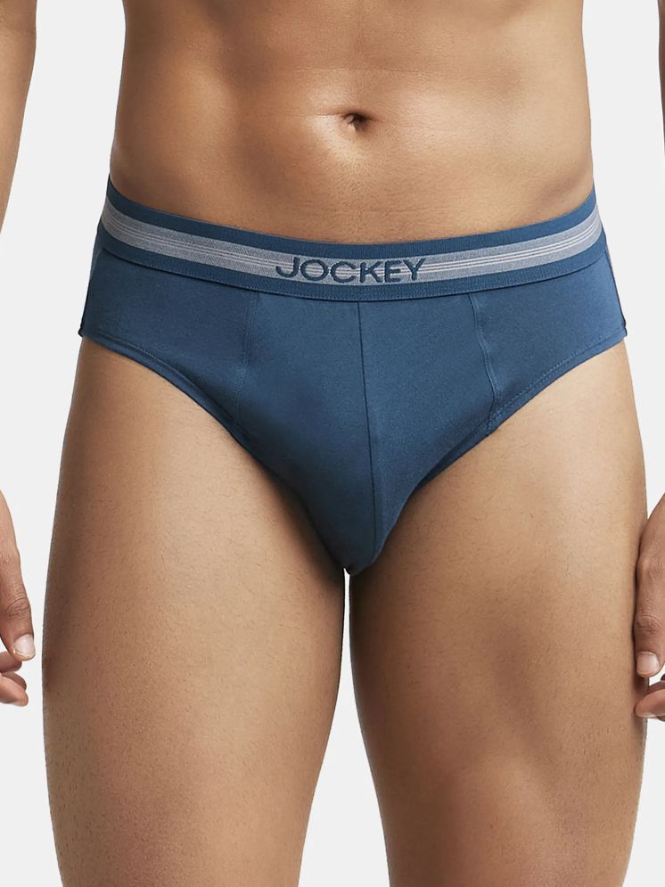     			Pack of 1 Jockey Blue 1010 Cotton Men's Briefs