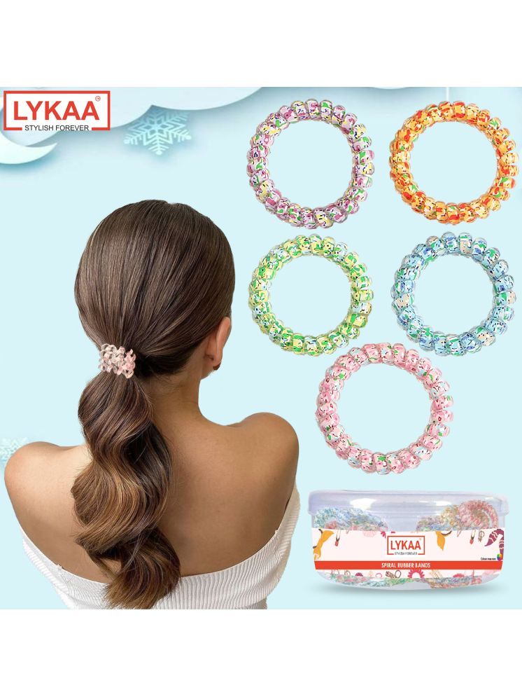     			LYKAA Multi Girls Hair Band ( Pack of 5 )