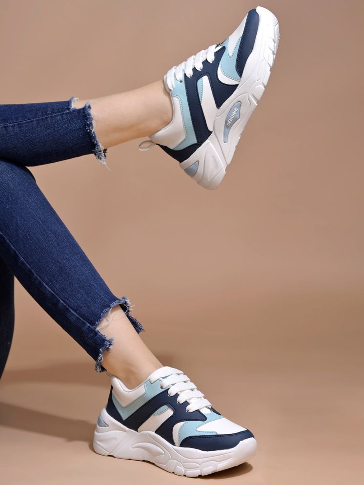     			Stylestry Navy Blue Women's Sneakers