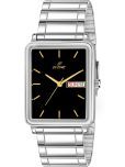 Dezine Silver Stainless Steel Analog Men's Watch