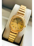 LOUIS KOUROS Gold Metal Analog-Digital Womens Watch