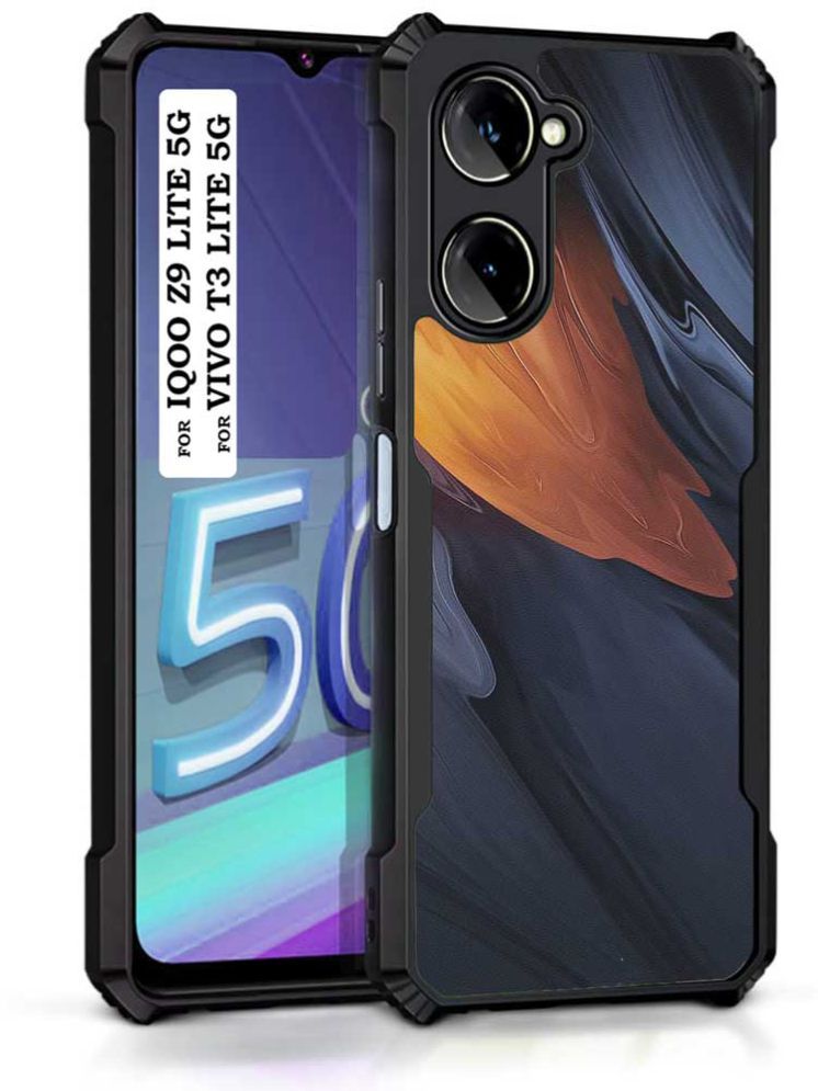     			COBERTA Multicolor Printed Back Cover Polycarbonate Compatible For Vivo T3 Lite 5G ( Pack of 1 )