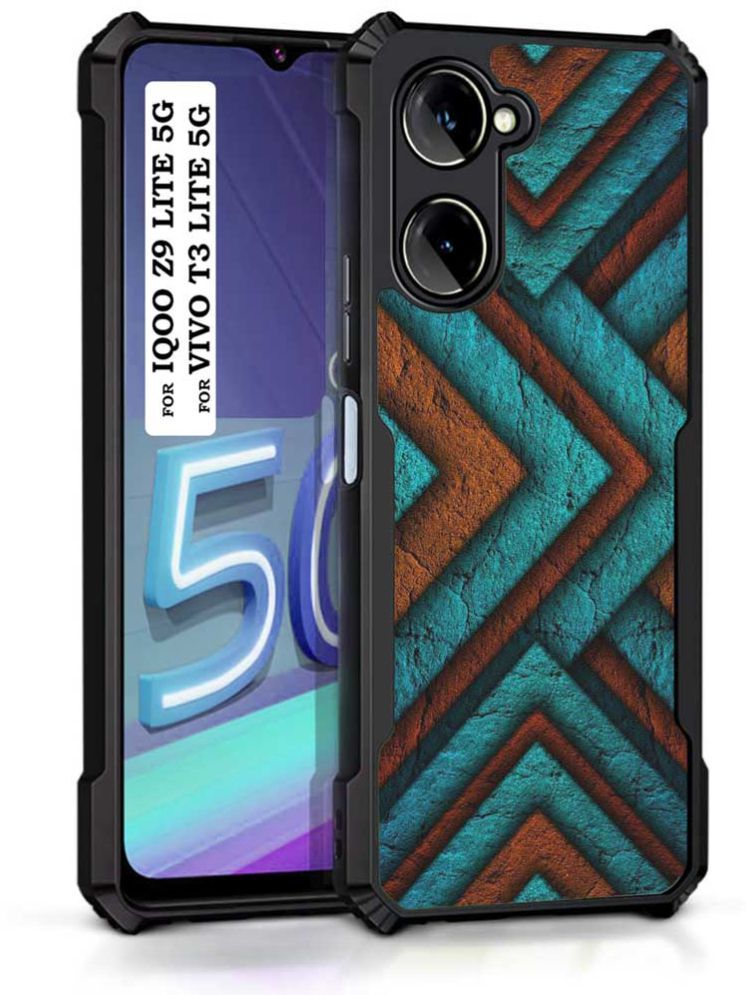     			COBERTA Multicolor Printed Back Cover Polycarbonate Compatible For Vivo T3 Lite 5G ( Pack of 1 )