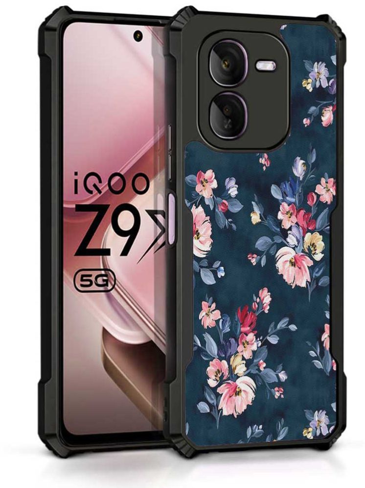     			COBERTA Multicolor Printed Back Cover Polycarbonate Compatible For iQOO Z9x 5G ( Pack of 1 )