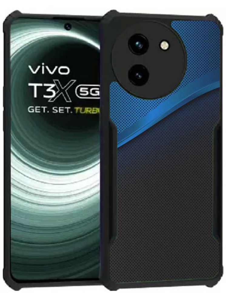     			COBERTA Multicolor Printed Back Cover Polycarbonate Compatible For Vivo T3x 5G ( Pack of 1 )