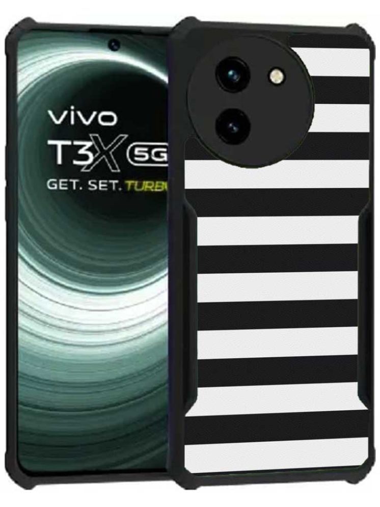     			COBERTA Multicolor Printed Back Cover Polycarbonate Compatible For Vivo T3x 5G ( Pack of 1 )