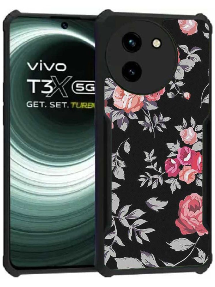     			COBERTA Multicolor Printed Back Cover Polycarbonate Compatible For Vivo T3x 5G ( Pack of 1 )