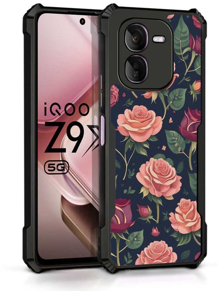     			COBERTA Multicolor Printed Back Cover Polycarbonate Compatible For iQOO Z9x 5G ( Pack of 1 )