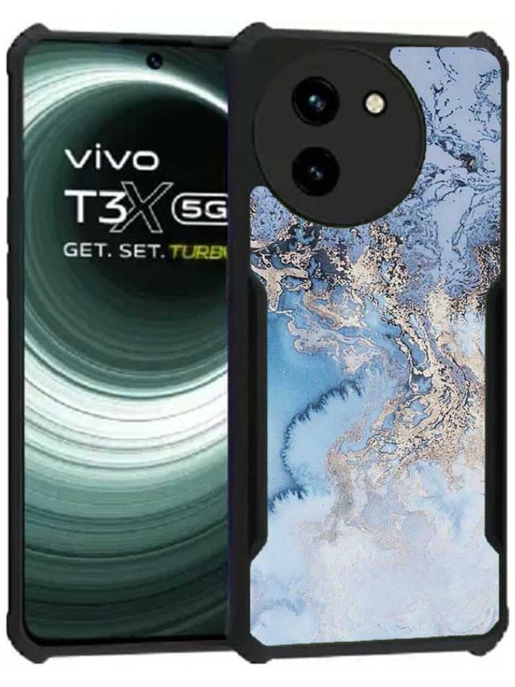     			COBERTA Multicolor Printed Back Cover Polycarbonate Compatible For Vivo T3x 5G ( Pack of 1 )