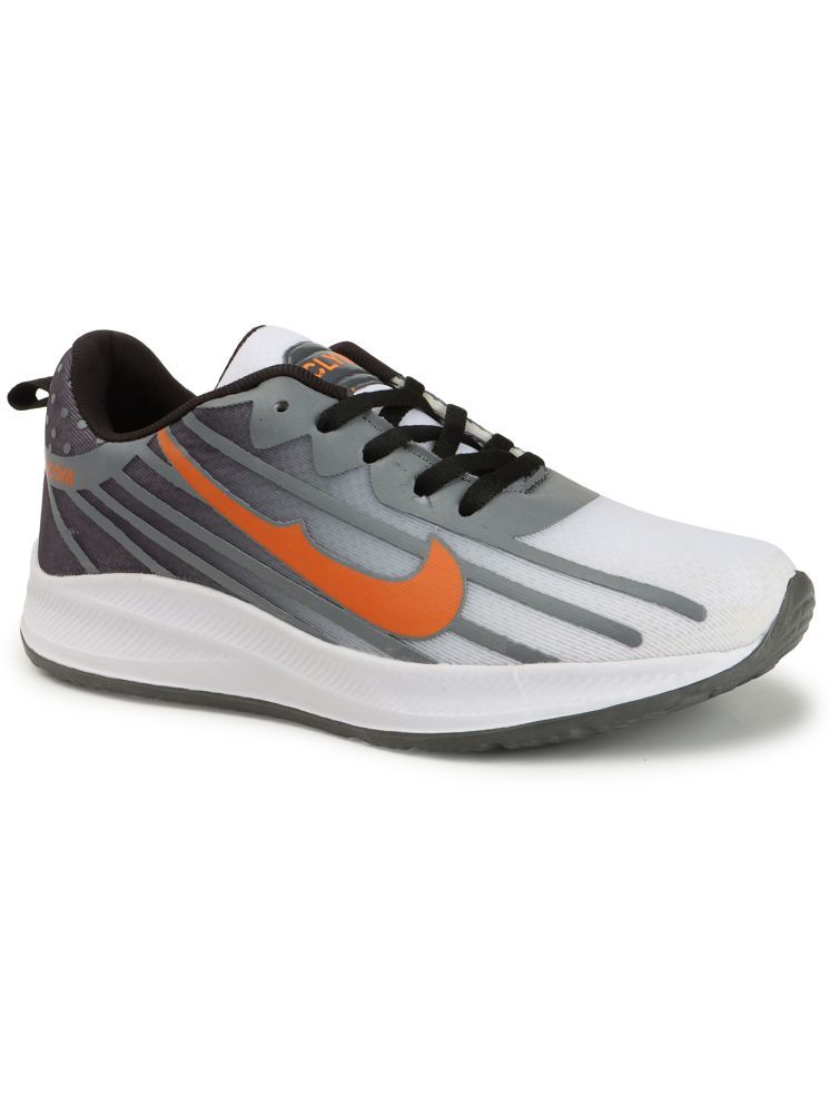     			Clymb Gray Men's Sports Running Shoes