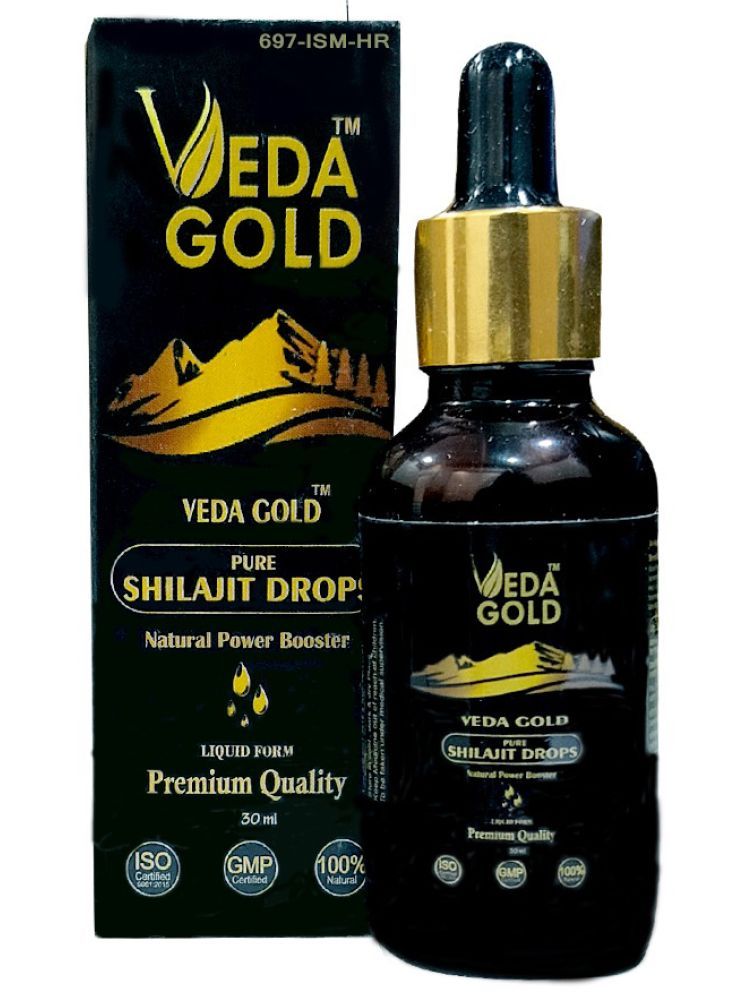     			Pure Shilajit Drops by VEDA GOLD, Shilajit Original with Shilajit Extract, Ashwagandha &Moringa Extract, for Energy & Stamina.