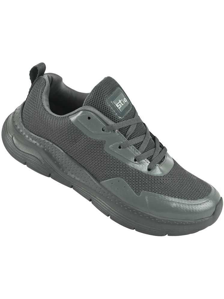     			STIO 4004-GREY Gray Men's Sports Running Shoes