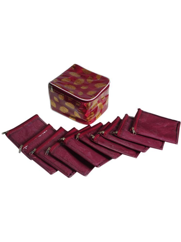     			Sunvika House Maroon Jewelry Cases ( 1 Pc )