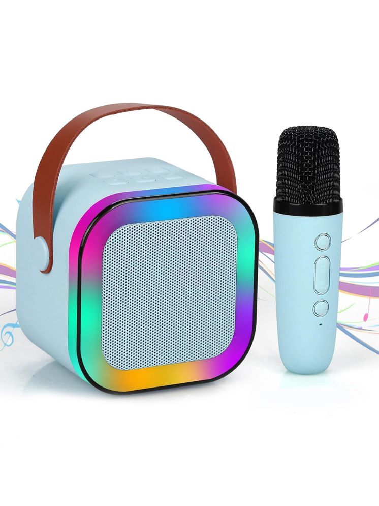     			TOY DEKHO Bluetooth-Enabled Wireless Karaoke Mic Speaker with RGB Lighting and Multi-Compatibility Modes for Parties and Events