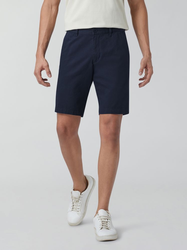     			XYXX Blue Cotton Blend Men's Chino Shorts ( Pack of 1 )