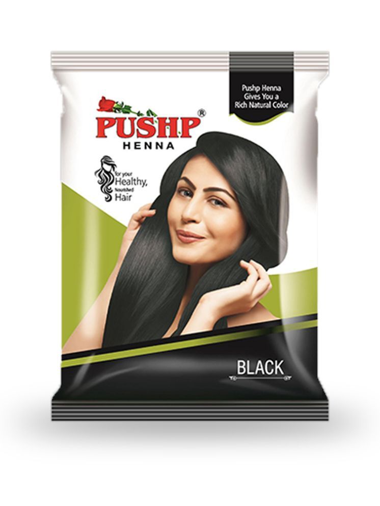     			PUSHP HENNA Kali Mehandi Natural Temporary Hair Color 10 g Black