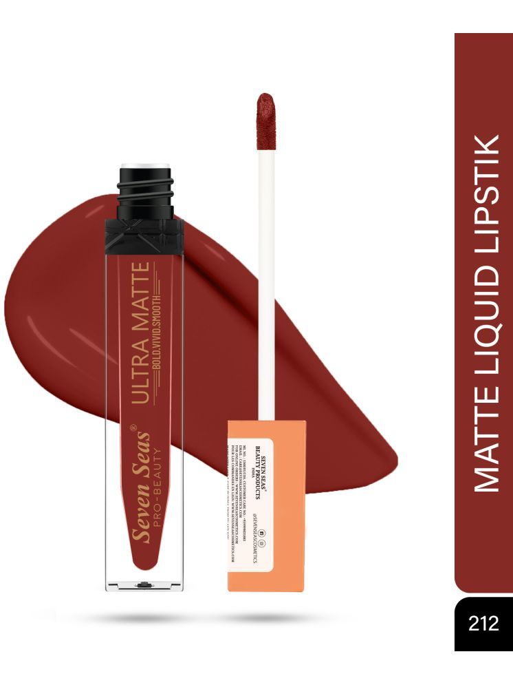     			Seven Seas Ultra Matte BOLD,VIVID,SMOOTH The Luxurious Smooth Lipcolor Liquid Lipstick(Monza)