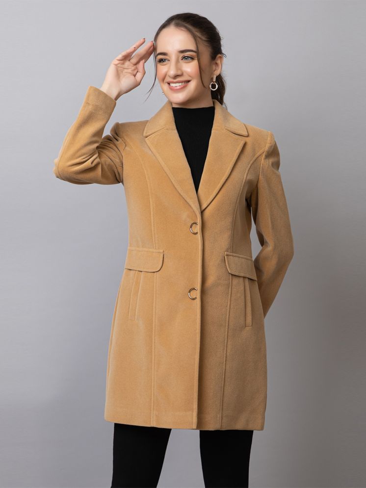     			YHA - Tweed Beige Trench Coats Pack of 1