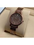 EEWHI Brown Metal Analog Womens Watch