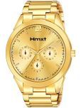 HMXT Gold Stainless Steel Analog Men's Watch