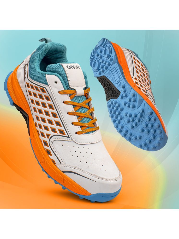     			Aivin Hit-Man 2.0 Orange Cricket Shoes