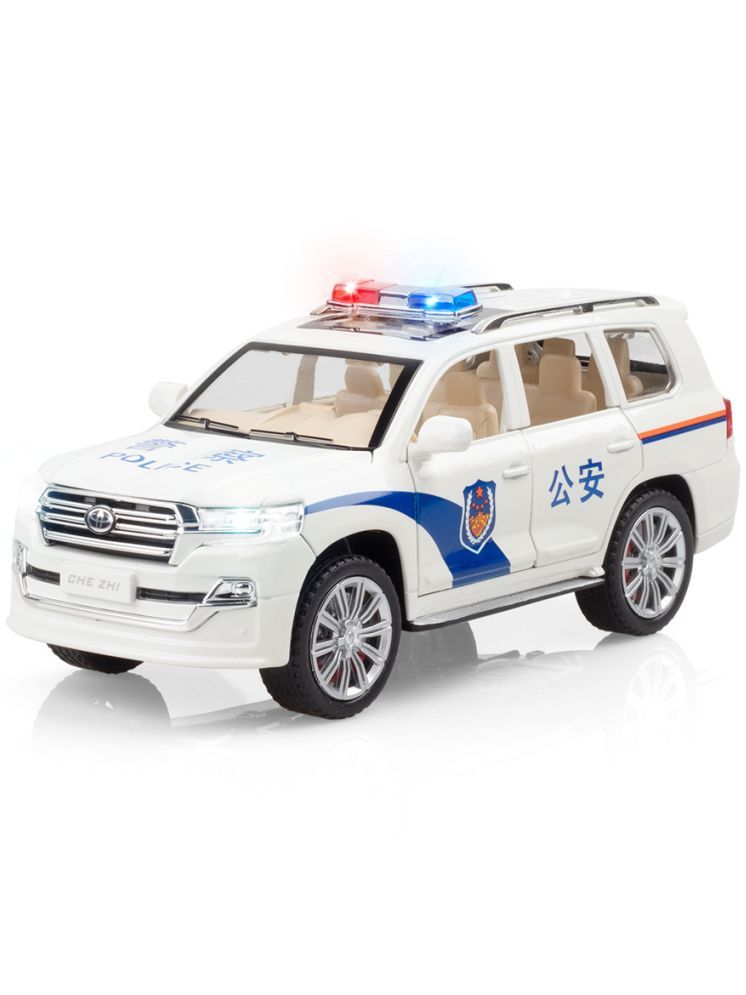     			Bluebell 1:32 BMW Police X5 SUV Model Car, Zinc Alloy Pull Back Toy car with Sound and Light for Kids Boy Girl Gift (White-Colors as Per Stock)