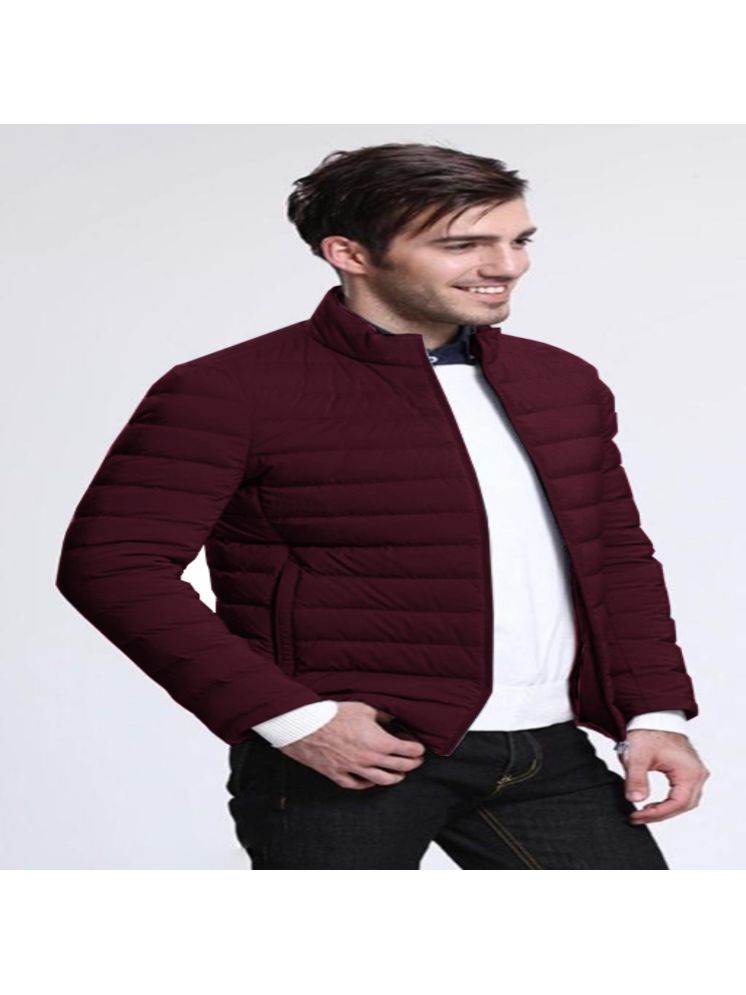     			CAT BUNNY Polyester Men's Puffer Jacket - Maroon ( Pack of 1 )