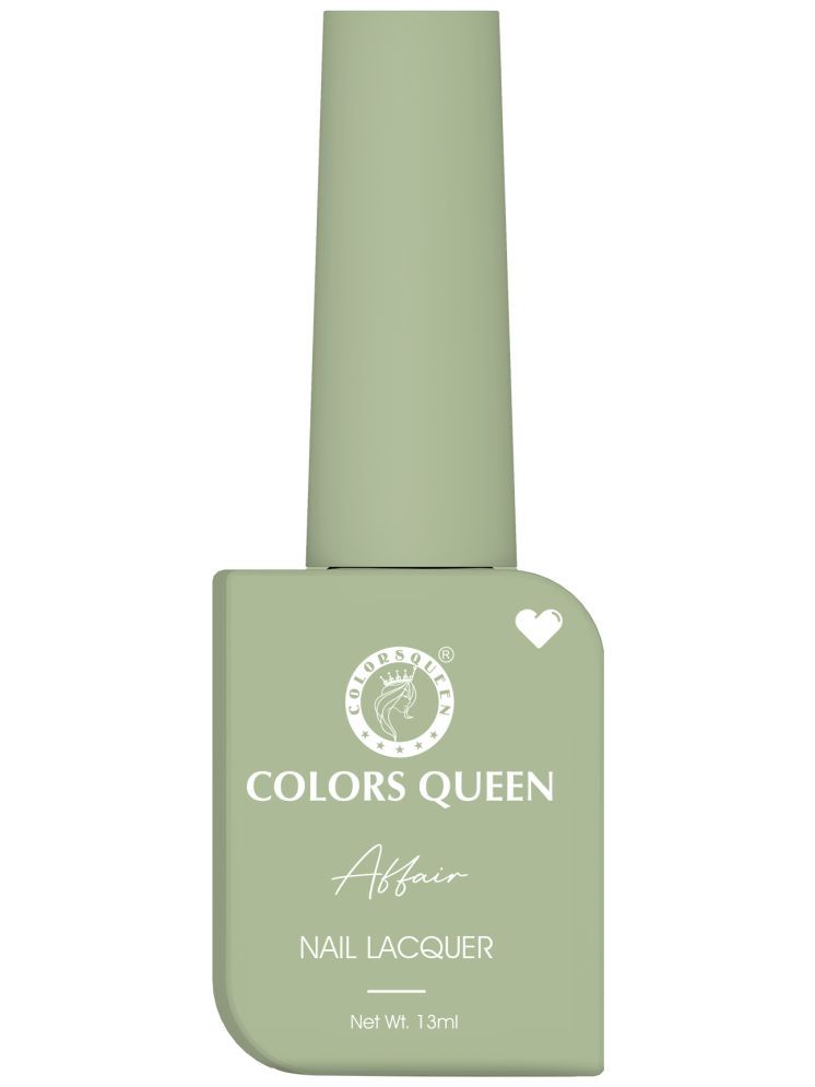     			Colors Queen Affair Nail Polish 13ml, Pista Chaos (Shade - 05)