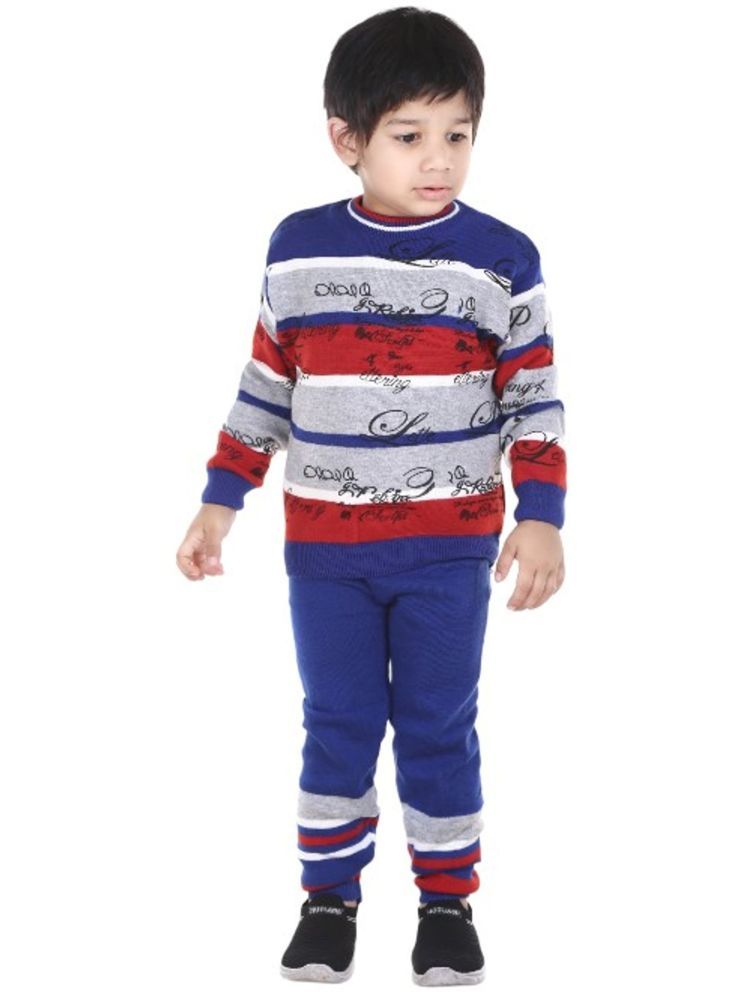     			GTWO Woolen Knitted Full Sleeves Winter Warm Pullover Sweater with Pajami/Top and Bottom Set for Kids Baby Boys & Girls (Pack of 1)