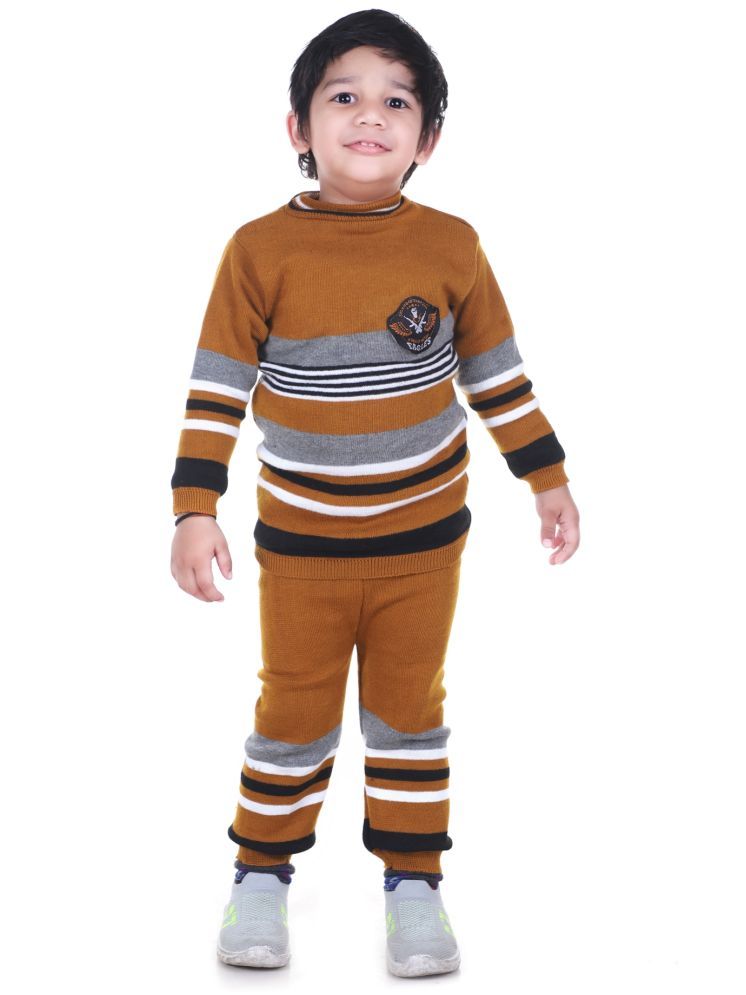     			GTwo Pack of 1 Boys Woollen Blend Pullover Sweater ( Mustard )