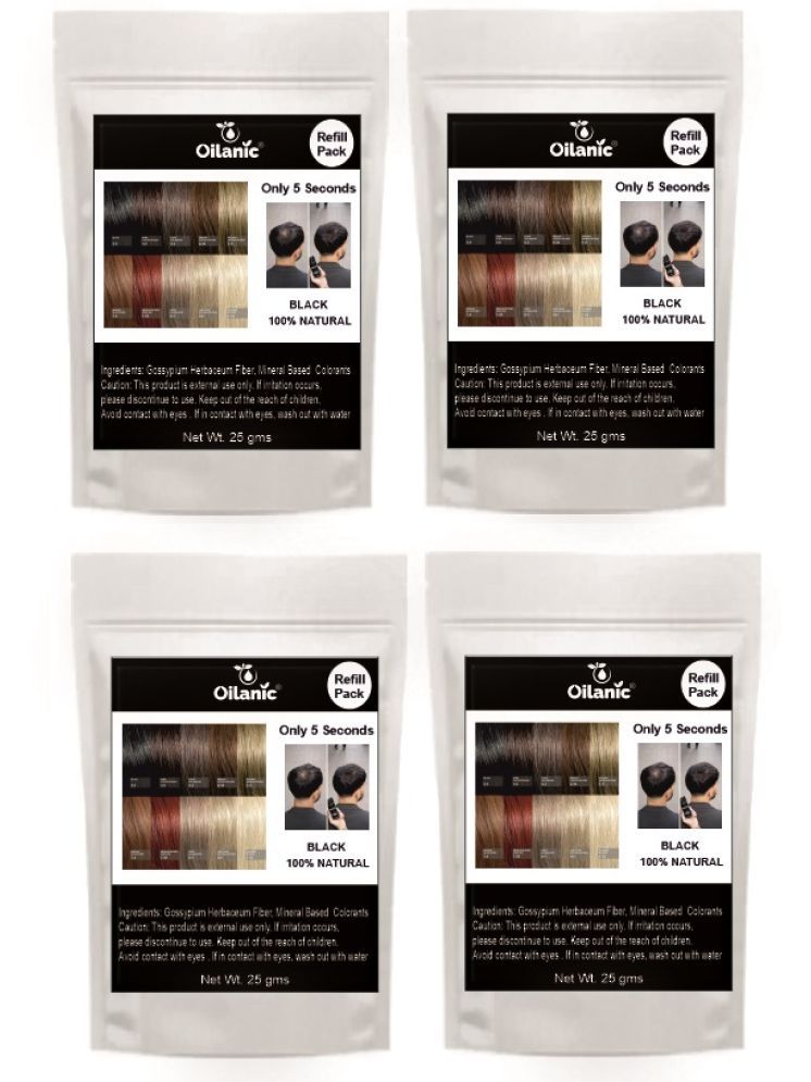     			Oilanic Hair Building Fiber Hair Building Fiber 25 gm Pack of 4