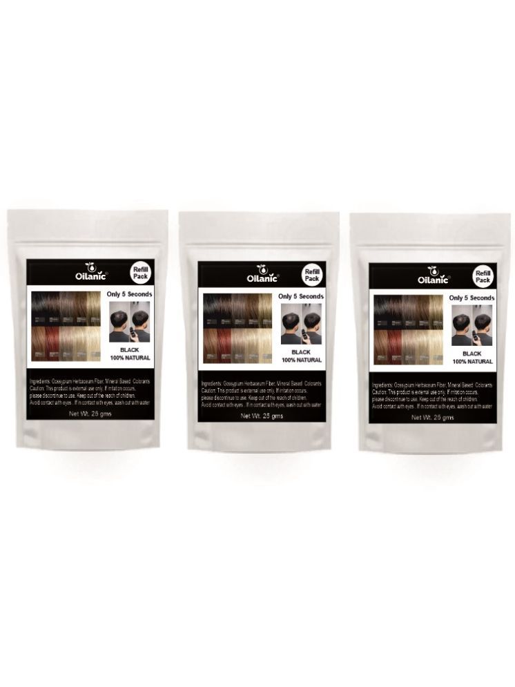     			Oilanic Hair Building Fiber Hair Building Fiber 25 gm Pack of 3