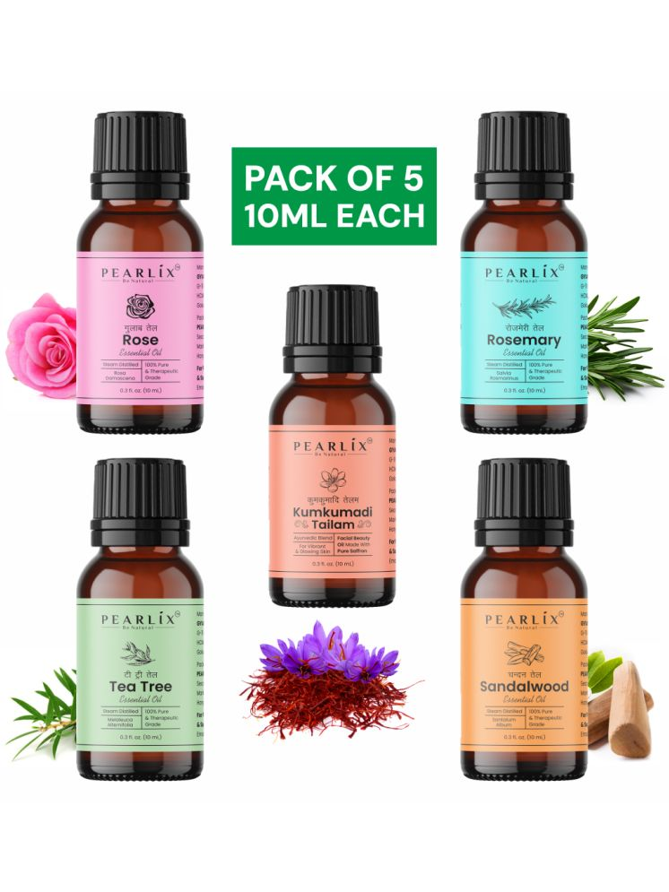     			PEARLIX Rosemary Essential Oil Aromatic 10 mL ( Pack of 5 )