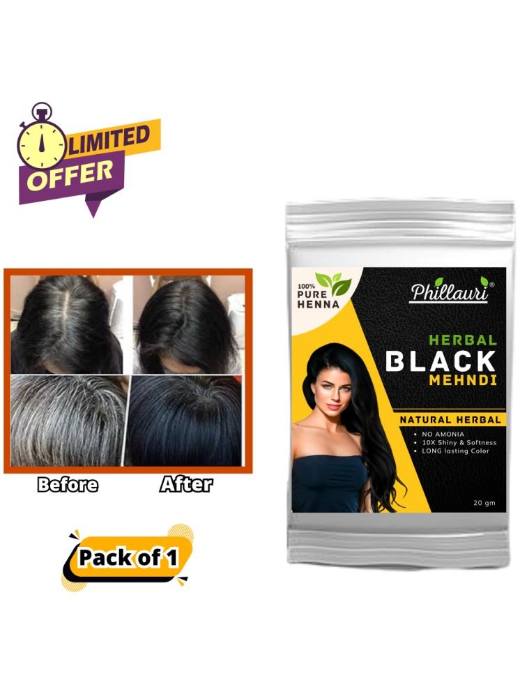     			Phillauri Herbal Permanent Hair Color 20 g Black