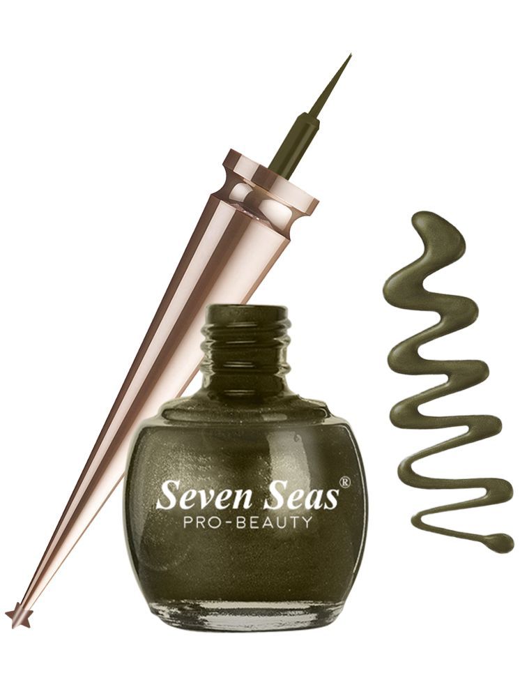     			Seven Seas Water Proof | Smudge Proof | Long Lasting Liquid Color Eyeliner(Coffee,5ML)