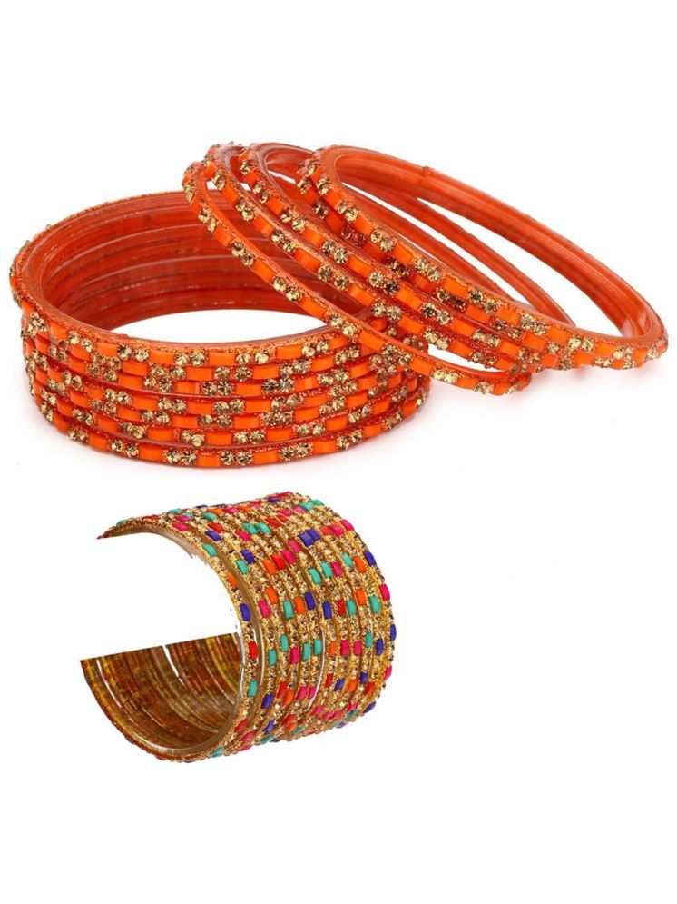     			Somil Multicolor Bangle Set ( Pack of 24 )