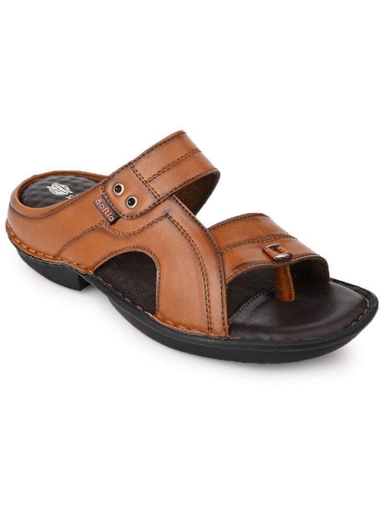     			softio - Tan Men's Sandals