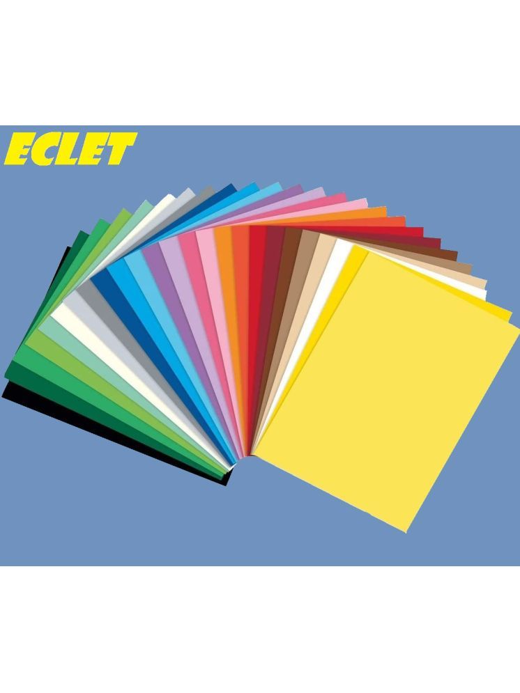     			ECLET A4 100 Coloured Sheets (10 Sheets each color)Copy Printing /Art and Craft Paper Double Sided Coloured Origami Folding DIY Craft Smooth Finish use in Home, School, Office Stationery Children's Day Gift, Birthday Gift, Party Favors,christmas decor etc