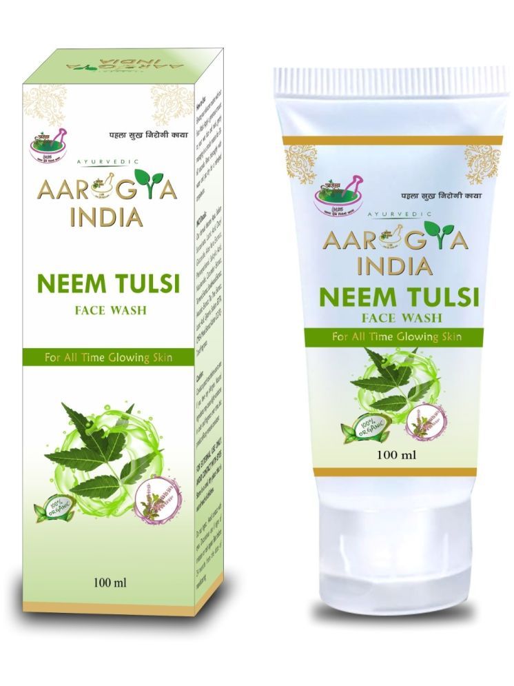     			Aarogya India Neem Tulsi Purifying Facewash Liquid 100 ml Pack Of 1