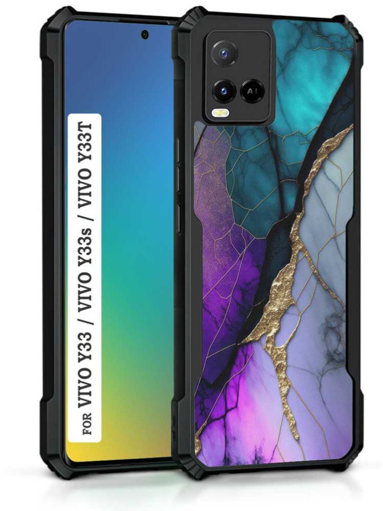     			COBERTA Multicolor Printed Back Cover Polycarbonate Compatible For Vivo Y21 ( Pack of 1 )