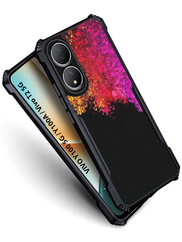     			COBERTA Multicolor Printed Back Cover Polycarbonate Compatible For Vivo Y100 5G ( Pack of 1 )