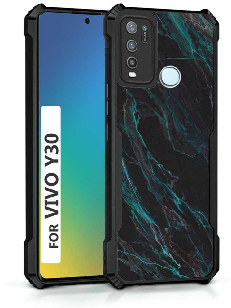     			COBERTA Multicolor Printed Back Cover Polycarbonate Compatible For Vivo Y30 ( Pack of 1 )