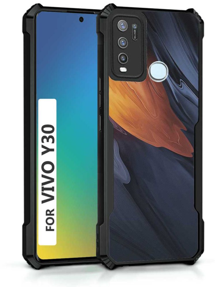     			COBERTA Multicolor Printed Back Cover Polycarbonate Compatible For Vivo Y30 ( Pack of 1 )