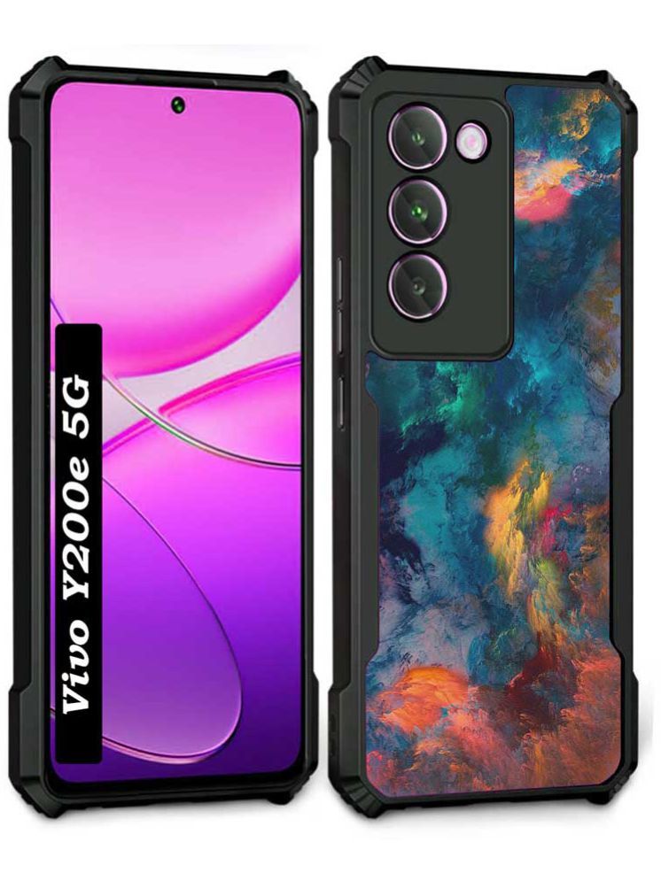     			COBERTA Multicolor Printed Back Cover Polycarbonate Compatible For Vivo Y200e 5G ( Pack of 1 )