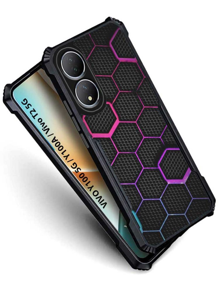     			COBERTA Multicolor Printed Back Cover Polycarbonate Compatible For Vivo Y100A ( Pack of 1 )