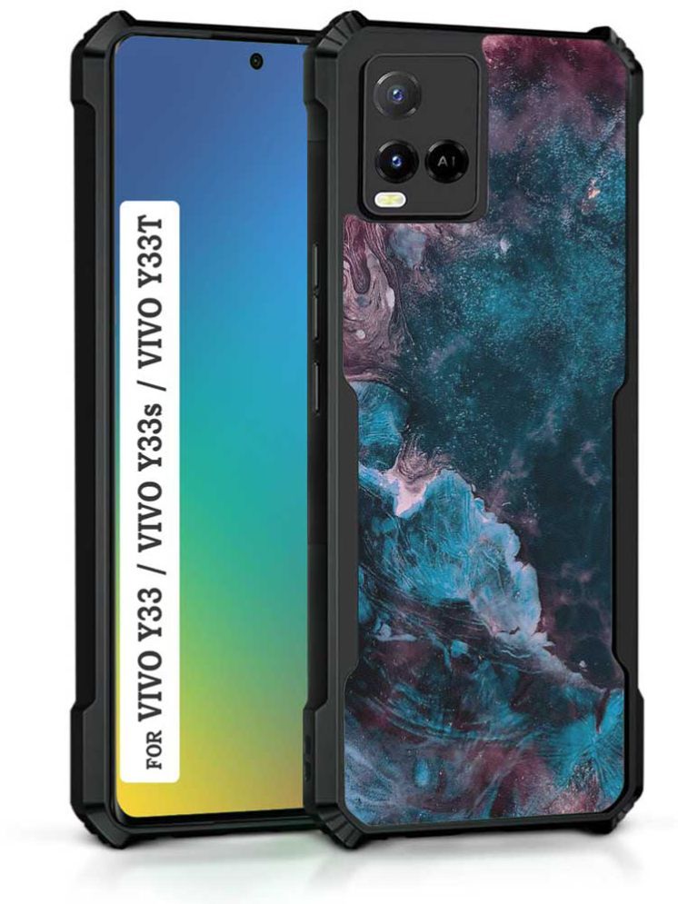     			COBERTA Multicolor Printed Back Cover Polycarbonate Compatible For Vivo Y21 ( Pack of 1 )