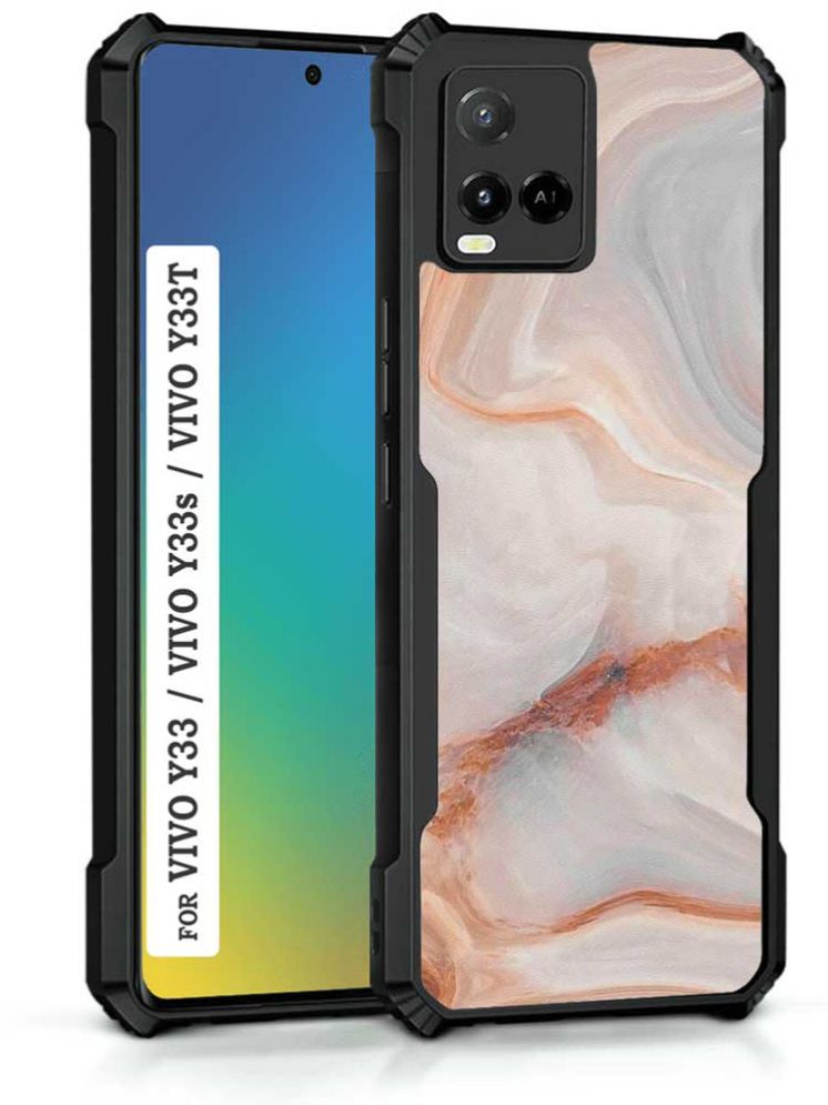     			COBERTA Multicolor Printed Back Cover Polycarbonate Compatible For Vivo Y33T ( Pack of 1 )