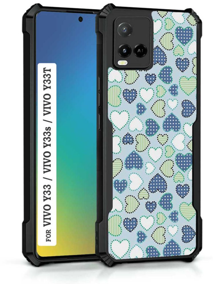     			COBERTA Multicolor Printed Back Cover Polycarbonate Compatible For Vivo Y33T ( Pack of 1 )