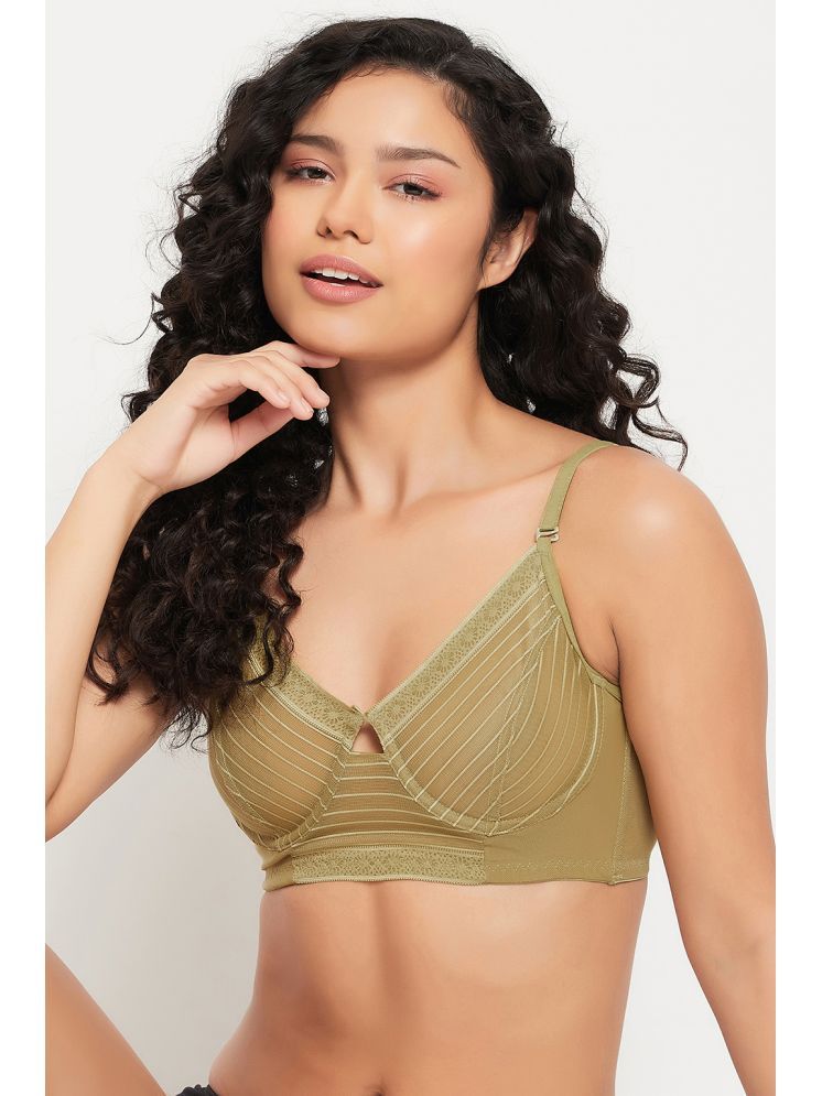     			Clovia Lace Non Padded Women's Everyday Bra ( Green ) BR5017R11